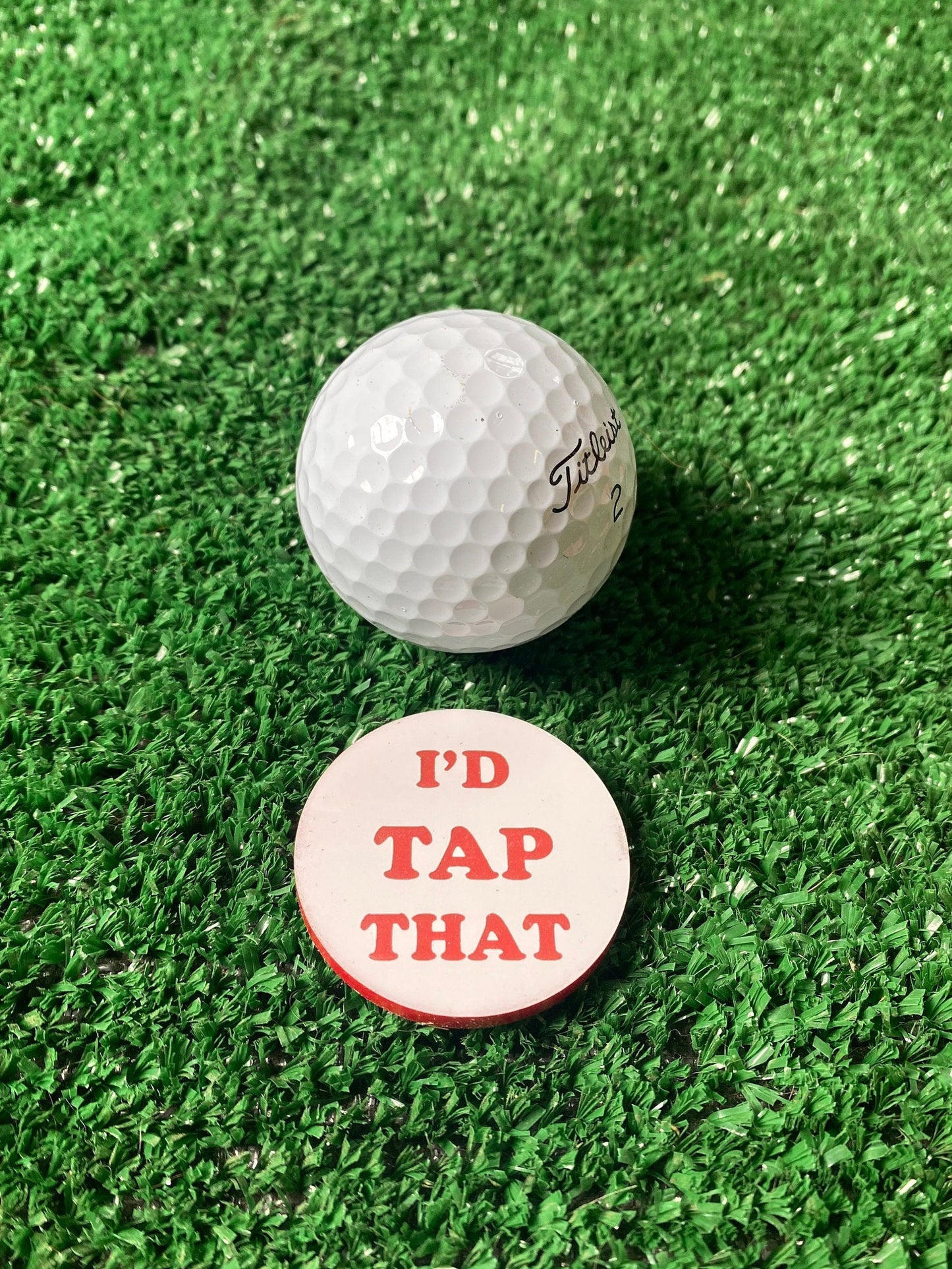 Golf Ball Markers Funny Puns | Set of 4