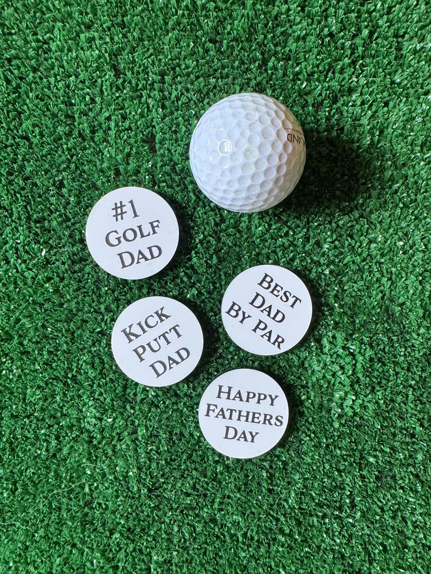 Father’s Day Golf Ball Markers | Set of 4