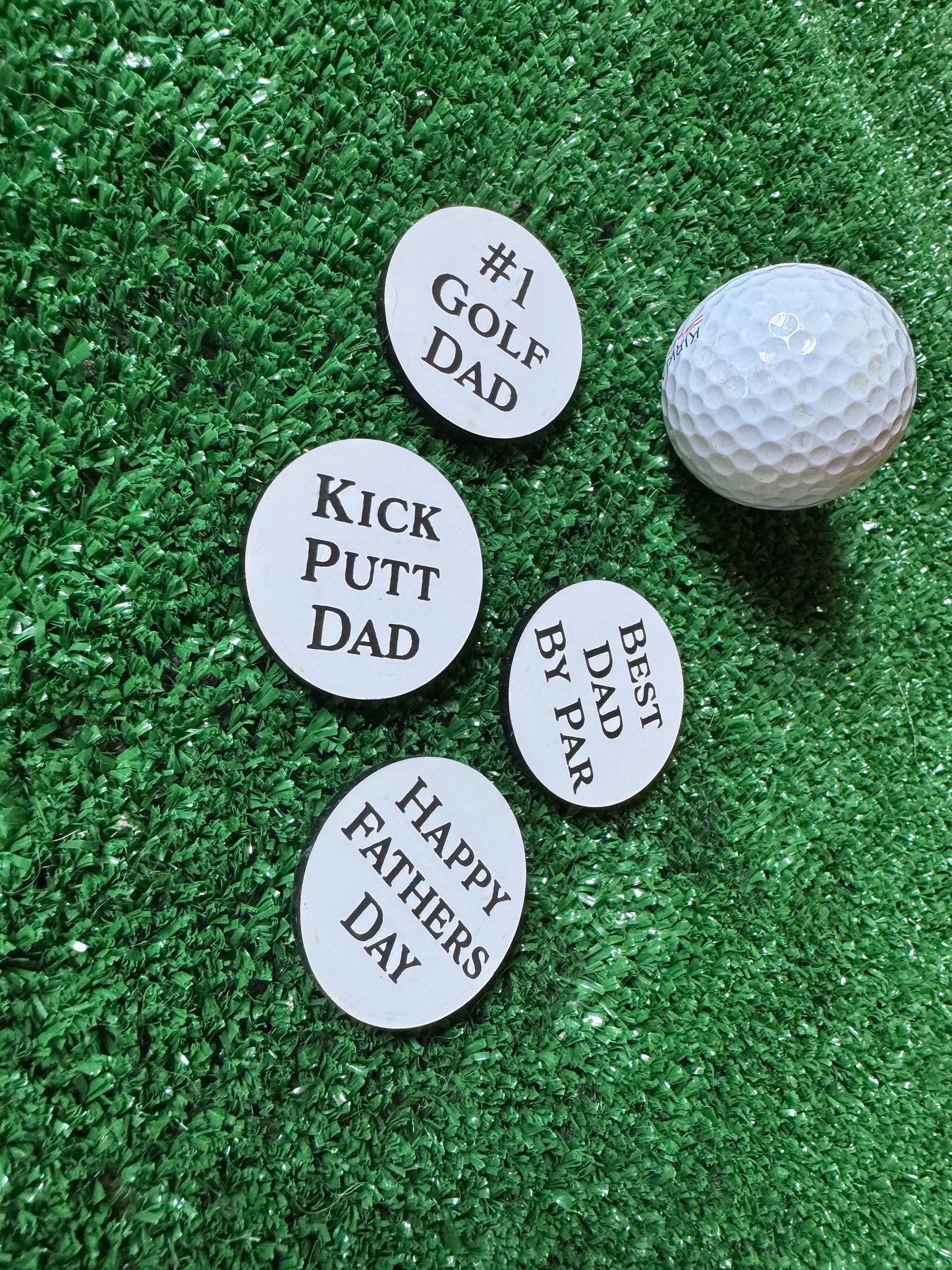 Father’s Day Golf Ball Markers | Set of 4