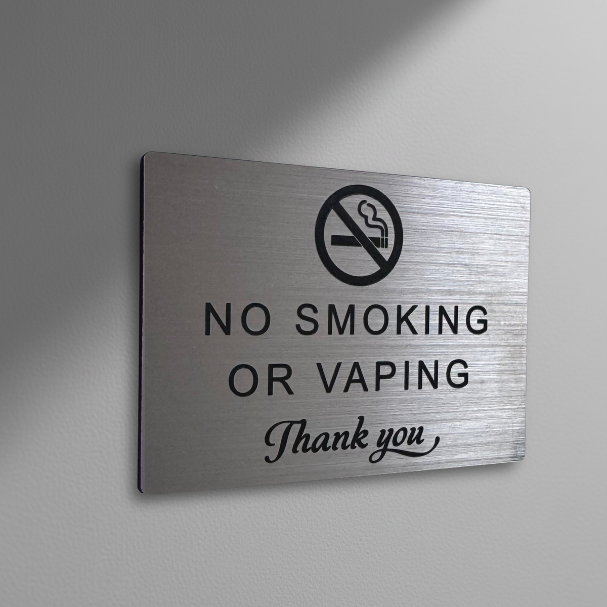 No Smoking or Vaping Sign