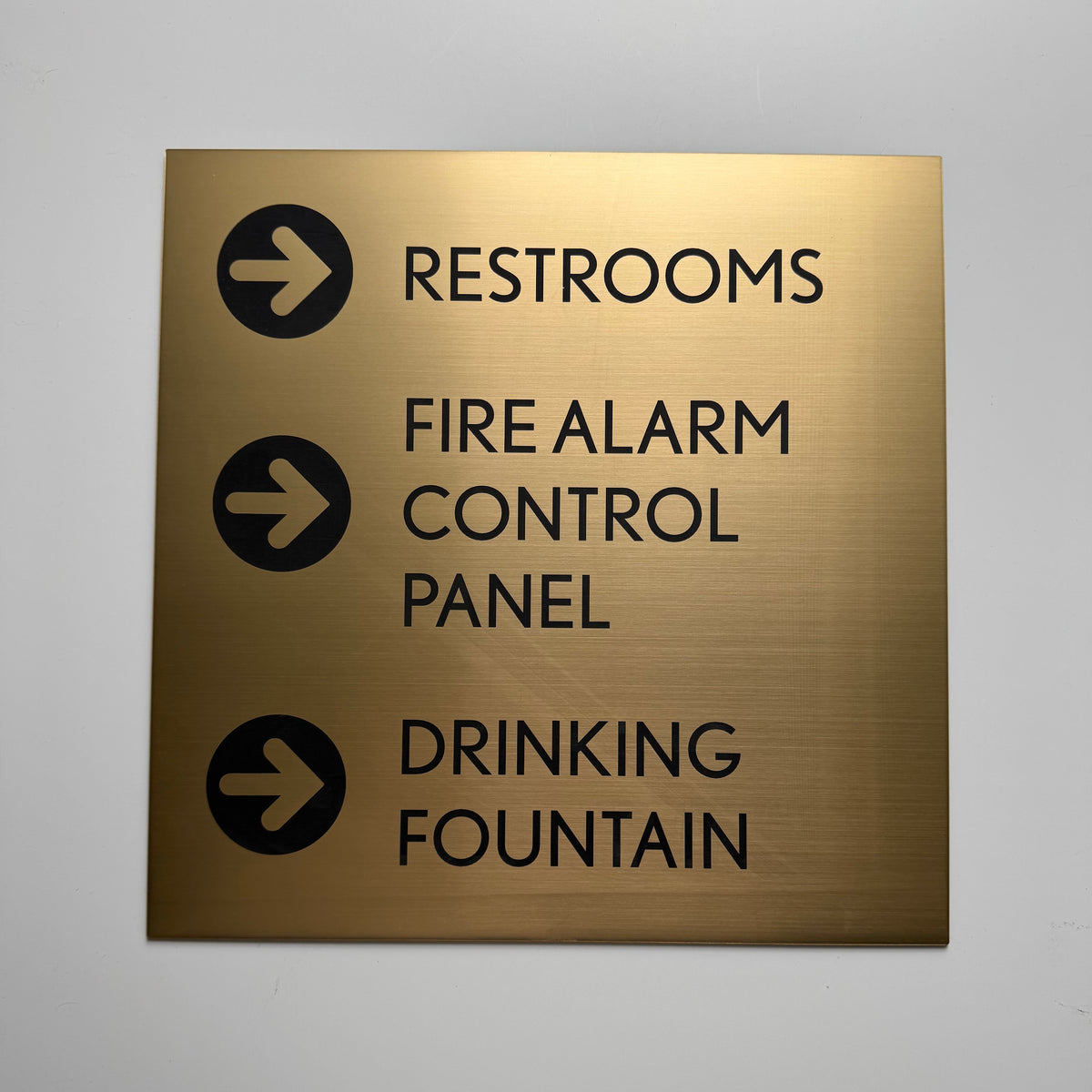 Custom Laser Engraved Directional Sign | Custom Sign | 1620 Designs