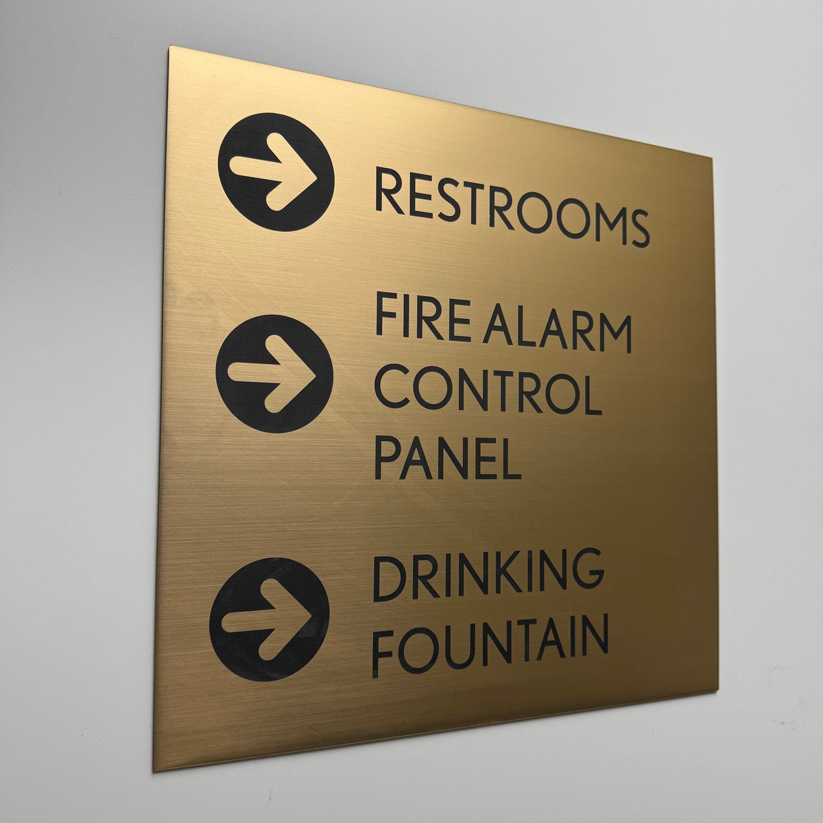 Custom Laser Engraved Directional Sign | Custom Sign | 1620 Designs