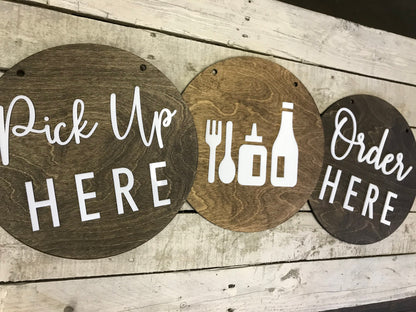 Condiment Station Icon Sign | Custom Sign | 1620 Designs