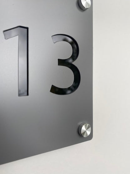 House Number Sign | 10x10" | Custom Sign | 1620 Designs