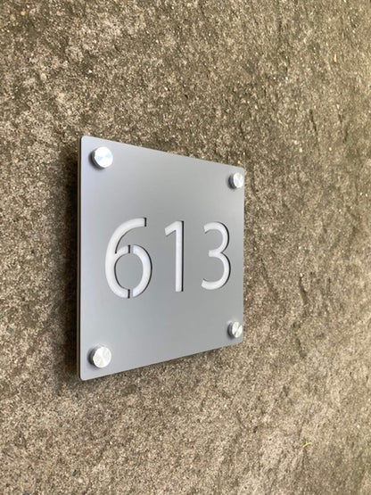 House Number Sign | 10x10" | Custom Sign | 1620 Designs