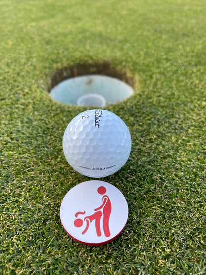 Golf Ball Markers Sex Position | Set of 4 | Custom Sign | 1620 Designs