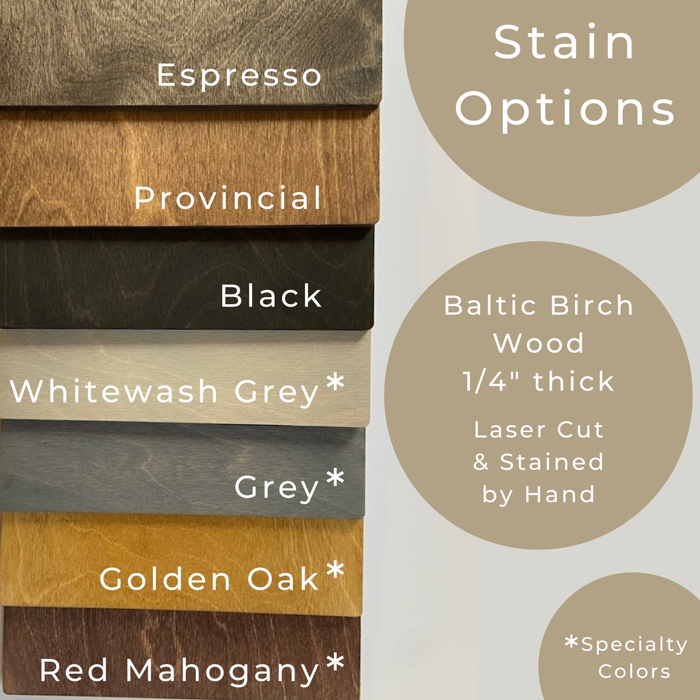 Staff Only Sign 9x9" | Baltic Birch Wood Base with Acrylic Text