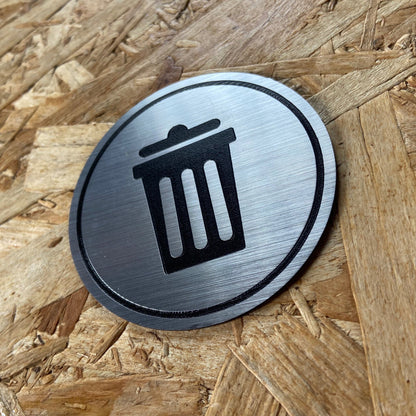 Trash & Recycle Sticker Set, Set of 2 | Custom Sign | 1620 Designs