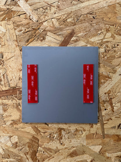 Custom Text Directory Sign 9x9” or 12x12” | Engraved Acrylic with Adhesive Backing | Hotel Office Gym Signage