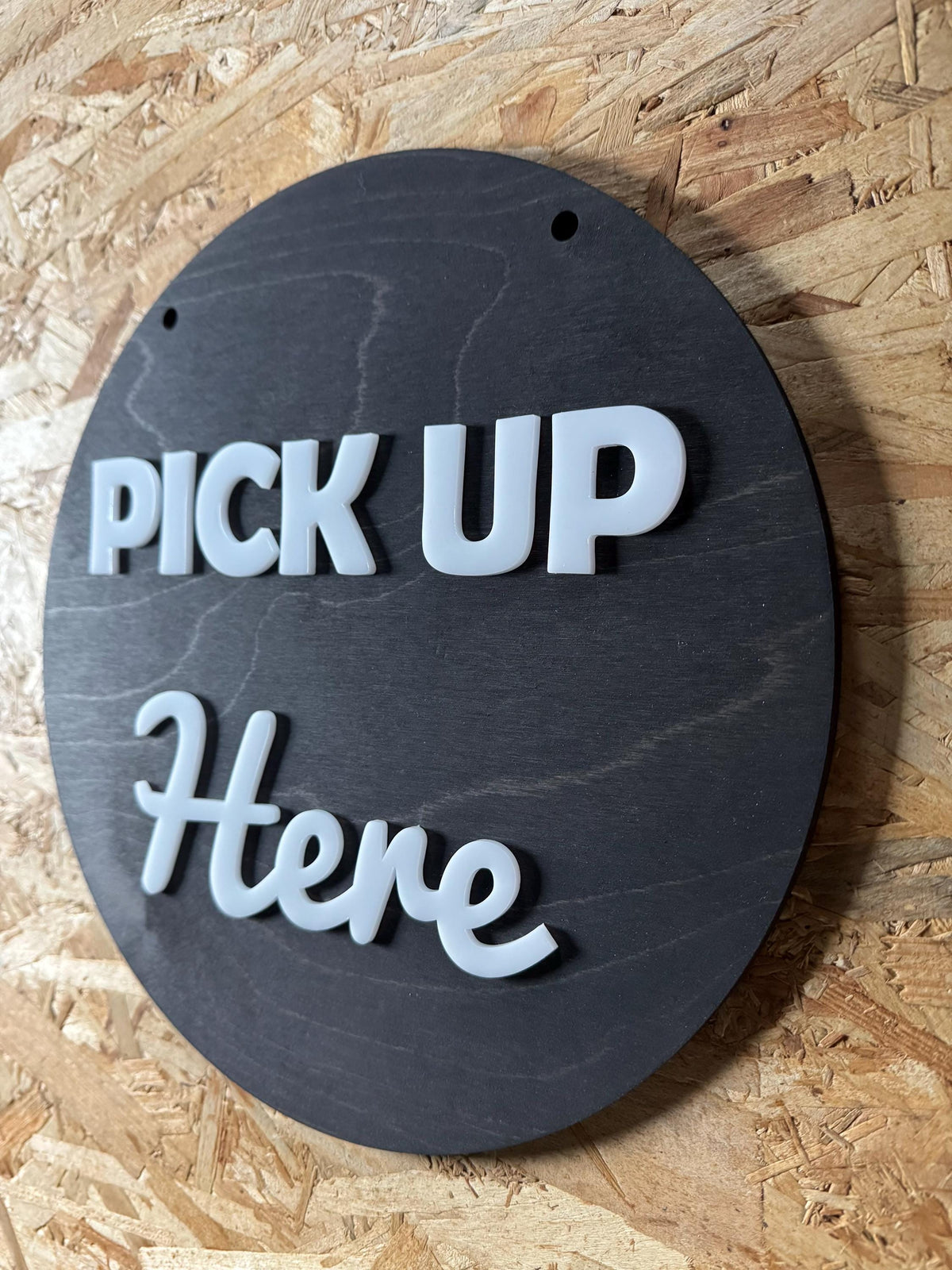 12" Order Here / Pick Up Here Sign | Custom Sign | 1620 Designs