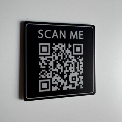 Custom QR Code Window Sign | Custom Sign | 1620 Designs