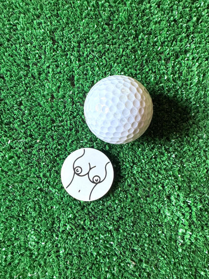 Golf Ball Markers Adam and Eve | Set of 2