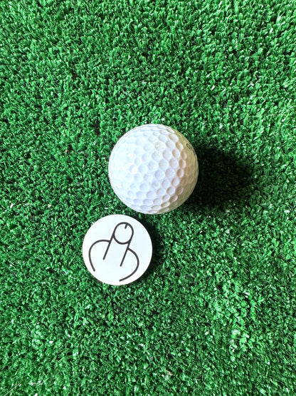 Golf Ball Markers Adam and Eve | Set of 2 | Custom Sign | 1620 Designs
