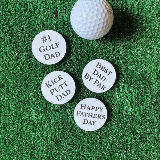 Father’s Day Golf Ball Markers | Set of 4
