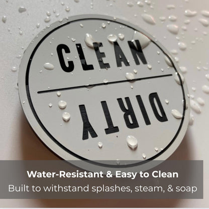 Clean / Dirty Dishwasher Magnet | Custom Sign | 1620 Designs