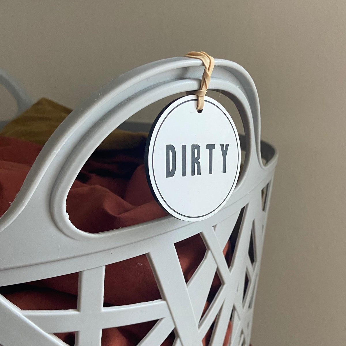 Clean / Dirty Laundry Basket Labels | Custom Sign | 1620 Designs