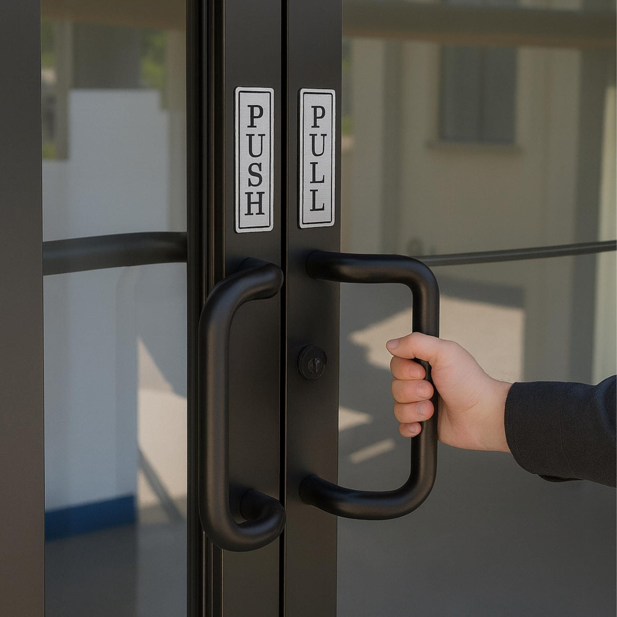 Push / Pull Door Sign, Set of 2 | Custom Sign | 1620 Designs