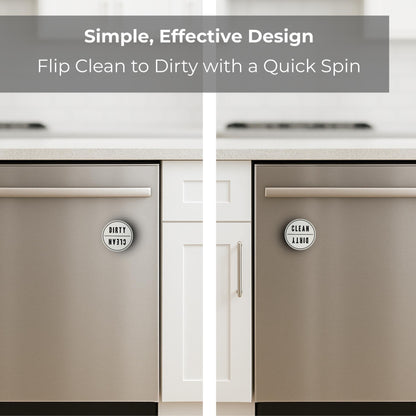 Clean / Dirty Dishwasher Magnet | Custom Sign | 1620 Designs