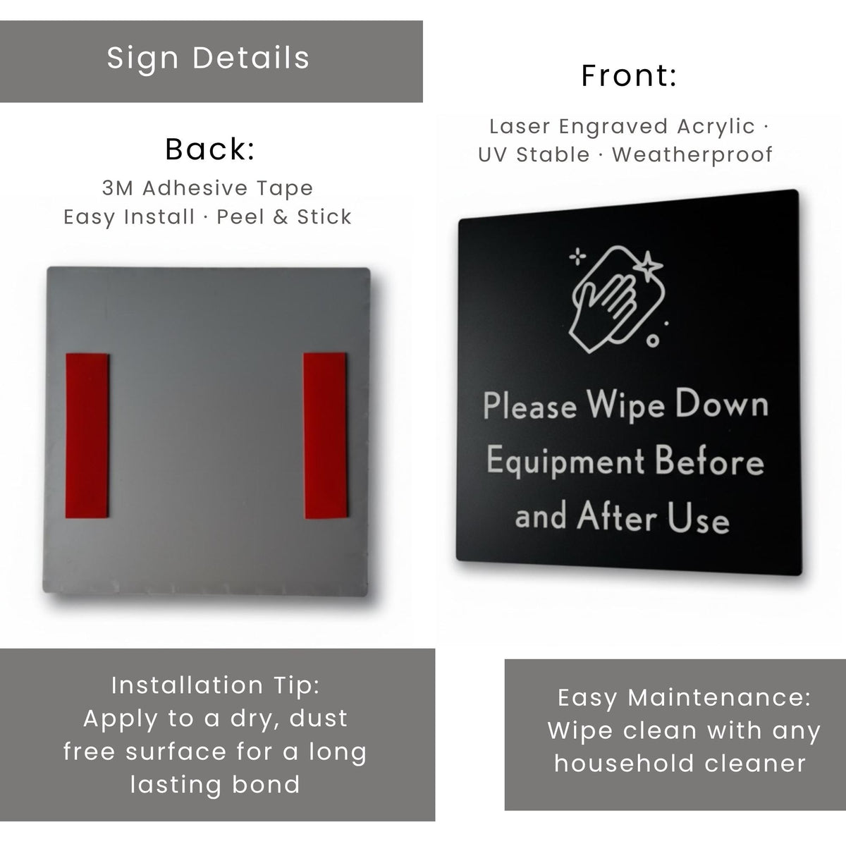 Whatever Gender Neutral Alien Bathroom Sign 6x6 or 9x9 | Cafe Restroom
