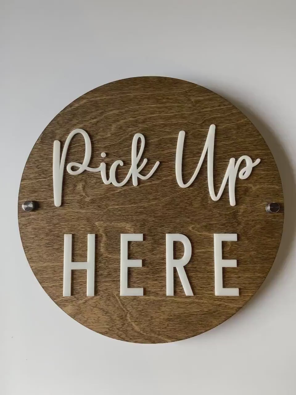 Order Here Pickup Here BUSINESS Sign | Custom COFFEE SHOP Restaurant Bakery Ice Cream Stand | Cafe Decor Signs | Rustic Modern Display