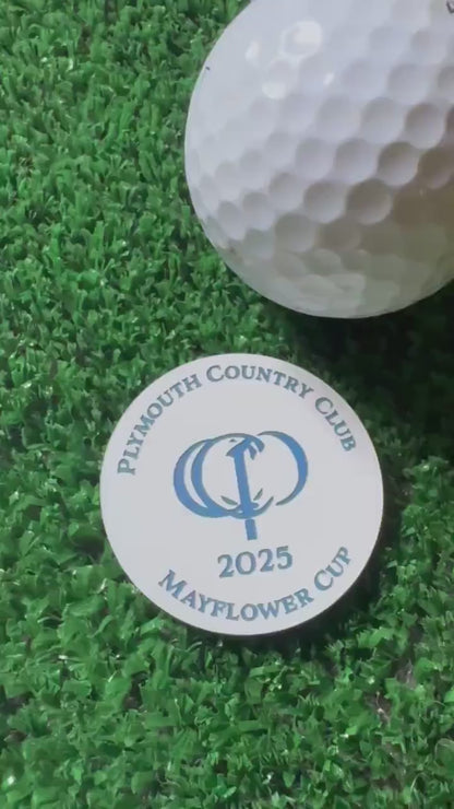 Golf Ball Markers | Custom Design Golf Tournament Logo - Golf Gift