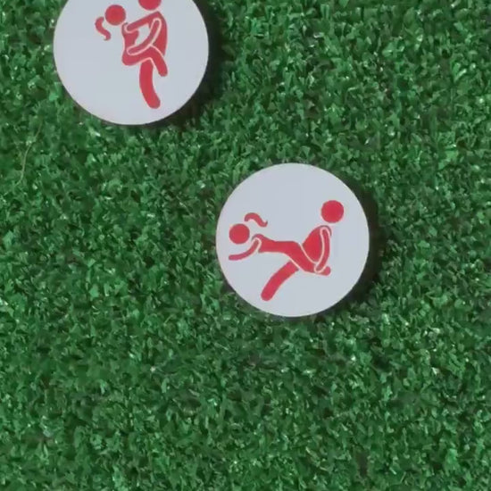 Golf Ball Markers Sex Position | Set of 4