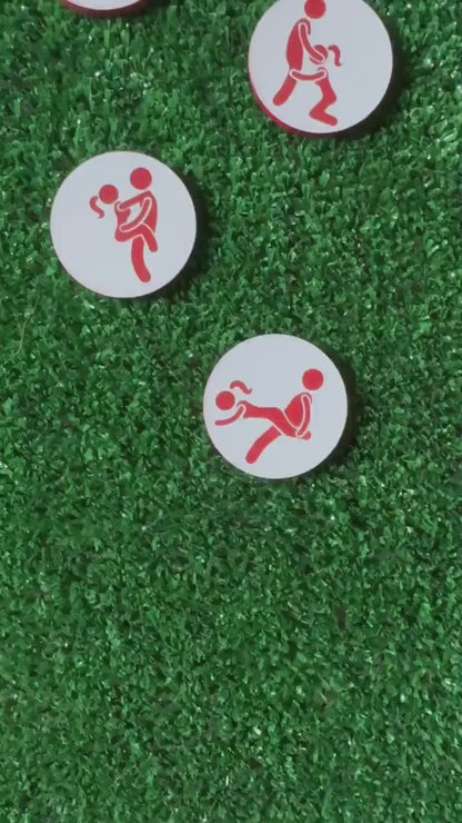 Golf Ball Markers Sex Position | Set of 4