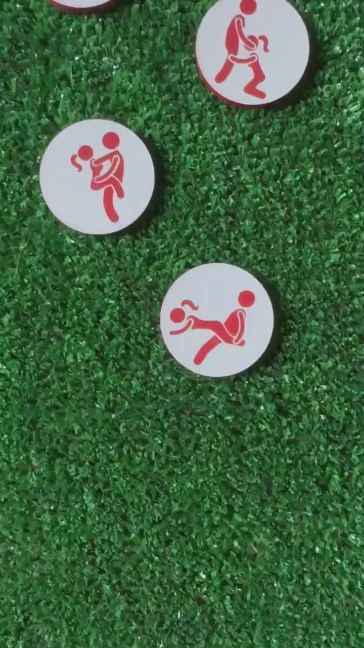 Golf Ball Markers Sex Position | Set of 4