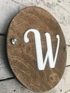 Womens Mens Unisex Office Cafe Restroom Signs | Modern Acrylic Coffee Shop Business Handicap Bathroom  | Rustic Wood | 9 x 9 "