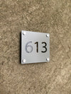 CUSTOM House Number Sign 10x10"| Modern Business Acrylic Street Address Signs | Home Apartment Number Outdoor Weatherproof UV Resistant