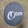 Open Closed Double Sided Business Door Sign | Indoor Outdoor UV Stable and Weatherproof | Cafe Coffee Shop