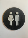 Bathroom Sign 12” Hanging Directional | Priced per sign not as a set
