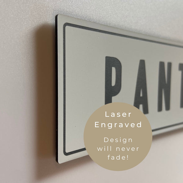 Laundry Room Sign 6x2” | AirBnB Home Decor | Business Storefront