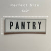 Pantry Sign | Farmhouse Kitchen Decor | Air B and B